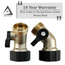 Load image into Gallery viewer, Heavy Duty Shut Off Valve (Premium Brass for Superior Durability), Elbow