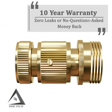 Load image into Gallery viewer, Quick Connect Garden Hose Fittings, Male and Female Solid Brass Adapter