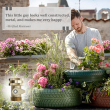 Load image into Gallery viewer, Heavy Duty Brass Shut Off Valve, Garden Connector for Outdoor Lawn