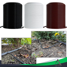 Load image into Gallery viewer, 1/4 Drip Irrigation Tubing, 200 Feet, Flexible PVC Plastic Drip Irrigation, Brown