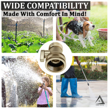 Load image into Gallery viewer, Heavy Duty Brass Shut Off Valve, Garden Connector for Outdoor Lawn