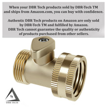 Load image into Gallery viewer, Heavy Duty Brass Shut Off Valve, Garden Connector for Outdoor Lawn