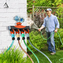 Load image into Gallery viewer, Hose Splitter 4 Way, Heavy Duty Metal Connector, Garden Hose Splitter