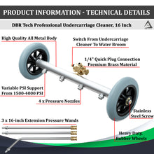 Load image into Gallery viewer, Pressure Washer Undercarriage Cleaner, Power Wash Water Broom