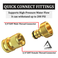 Load image into Gallery viewer, Heavy Duty Water Hose Quick Connect Fittings, Male and Female Connectors
