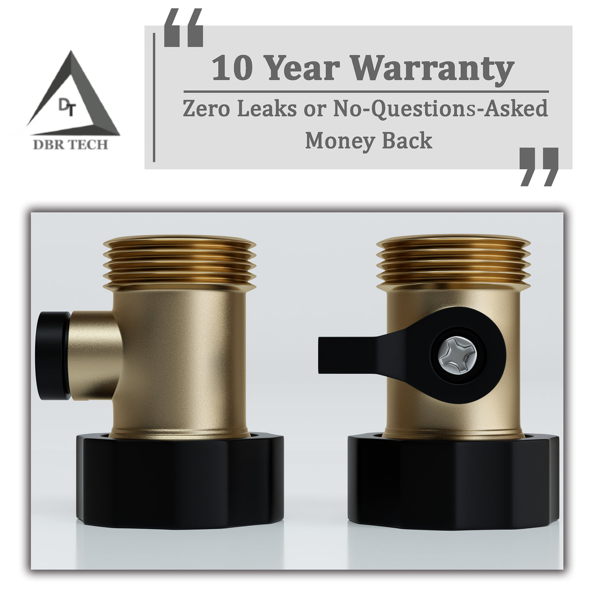 Heavy Duty Shut Off Valve (Premium Brass for Superior Durability) – DBR ...