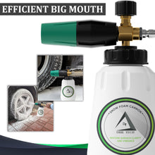 Load image into Gallery viewer, Foam Cannon for Pressure Washer, Wide Neck Adjustable, 1 L Soap Bottle
